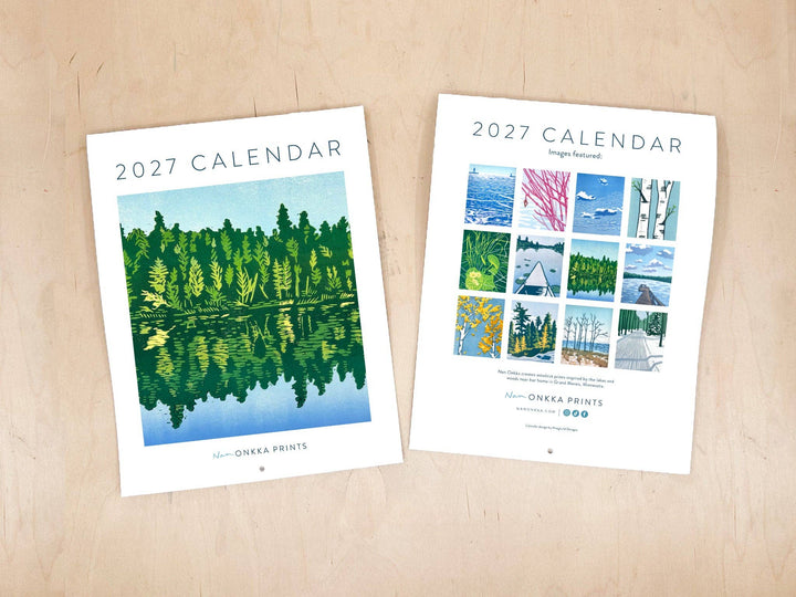 Nan Onkka 2027 Wall Calendar - Merry PigletsNan Onkka Prints