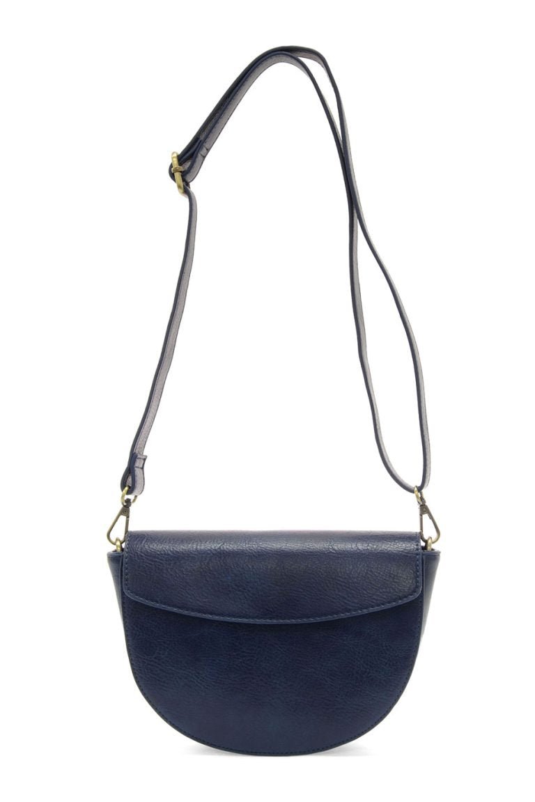 Navy Linda Crescent Crossbody Bag - Merry PigletsJoy Susan