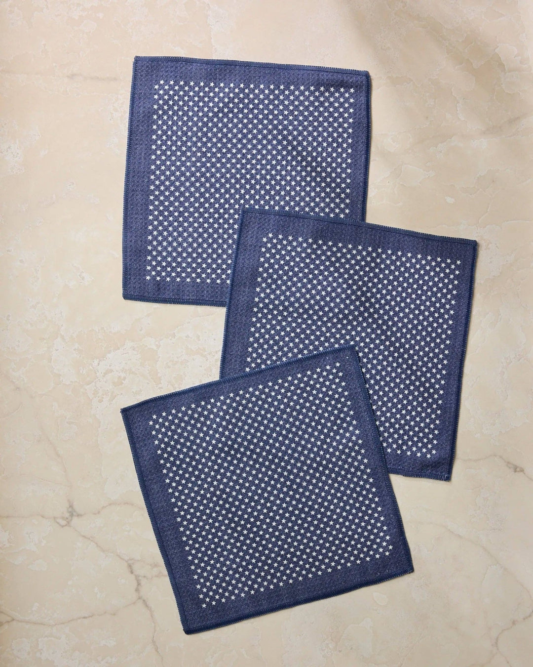 Navy Valor Dishcloth Set - Merry PigletsGeometry