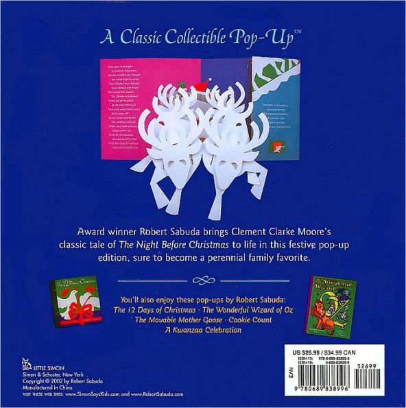 Night Before Christmas Pop - Up Book - Merry PigletsSimon & Schuster