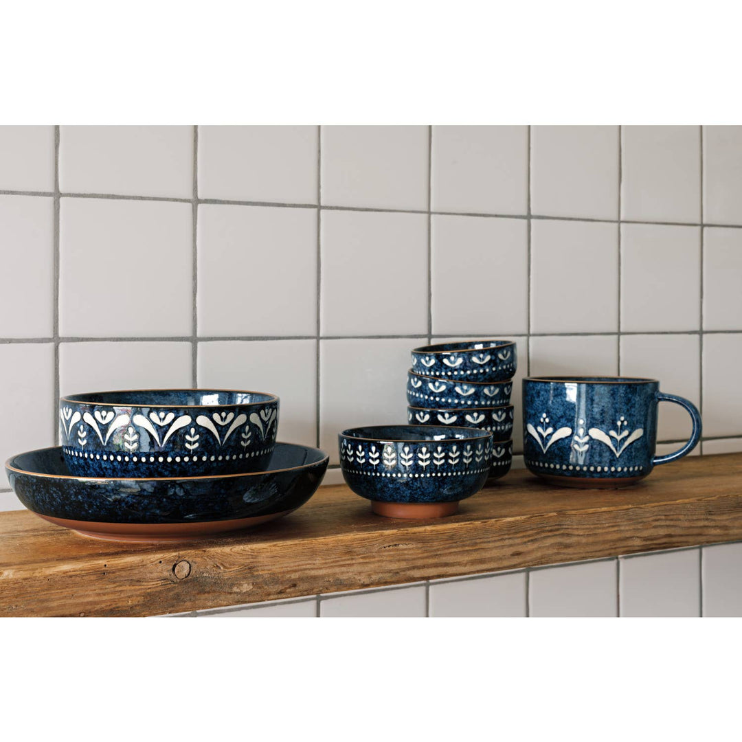Nightbloom Dessert Bowl - Merry PigletsDanica Heirloom