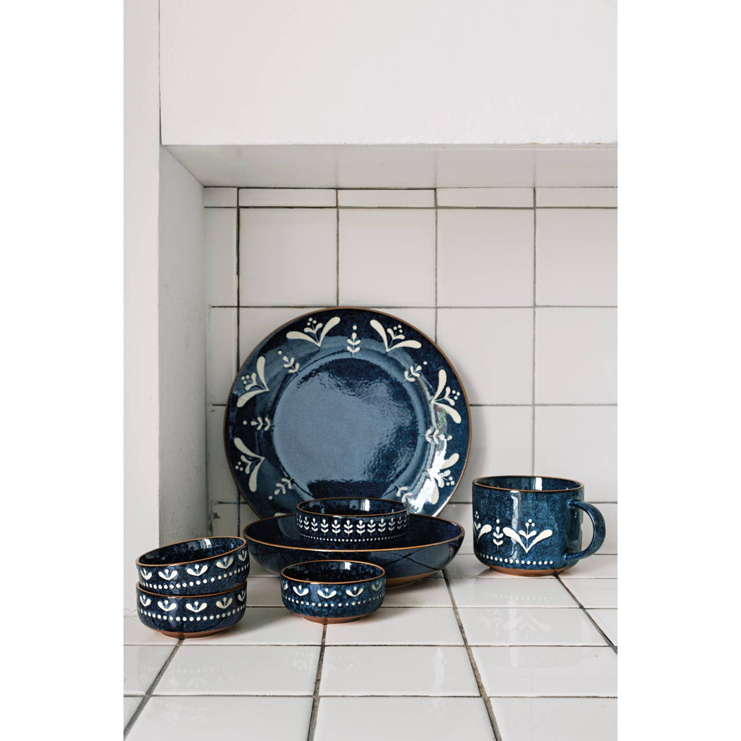 Nightbloom Dessert Bowl - Merry PigletsDanica Heirloom