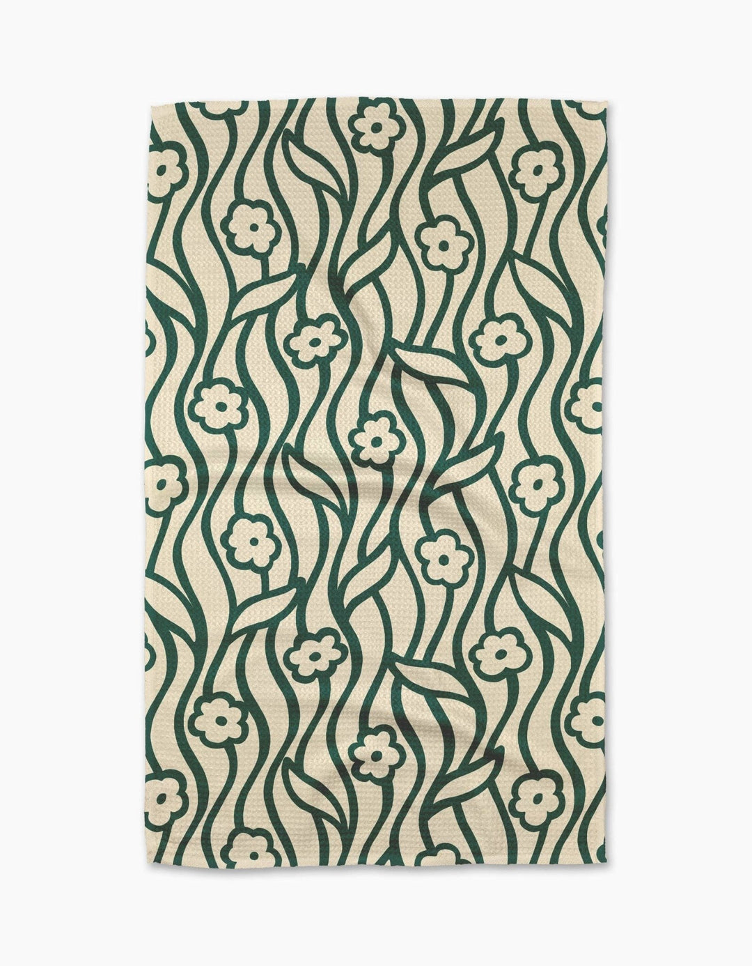 Nostalgic Flowers Tea Towel - Merry PigletsGeometry