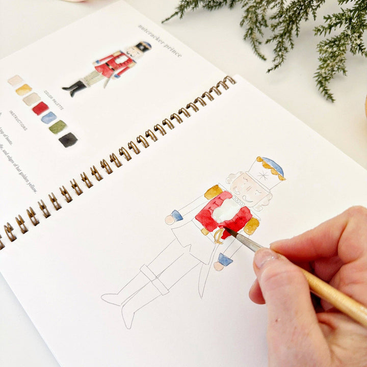 Nutcracker Watercolor Workbook - Merry Pigletsemily lex studio
