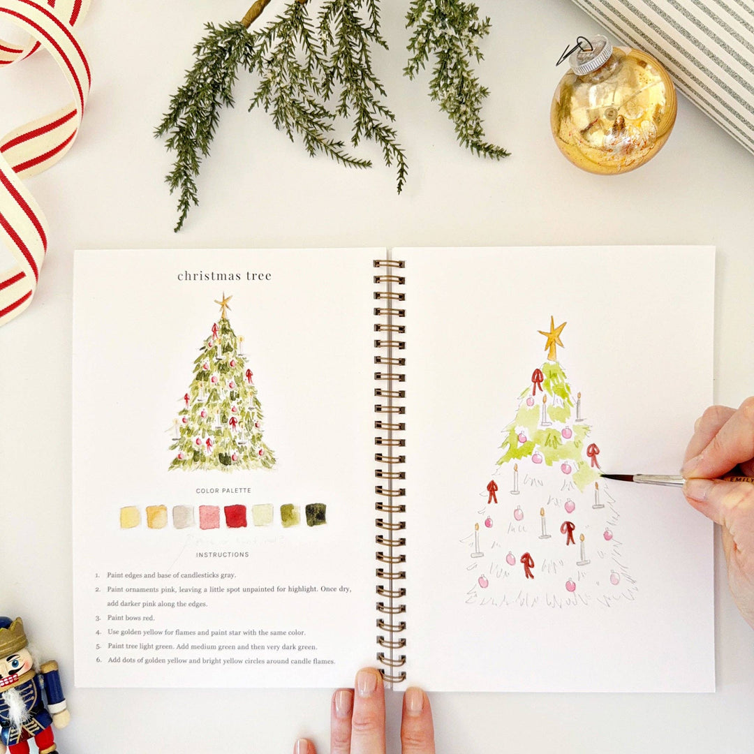 Nutcracker Watercolor Workbook - Merry Pigletsemily lex studio