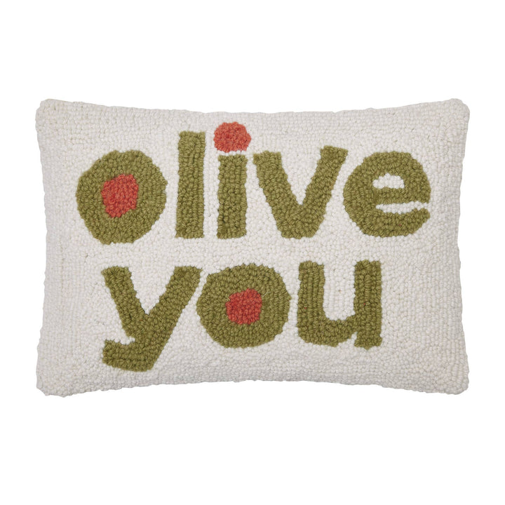 Olive You Wool Pillow - Merry PigletsPeking Handicraft