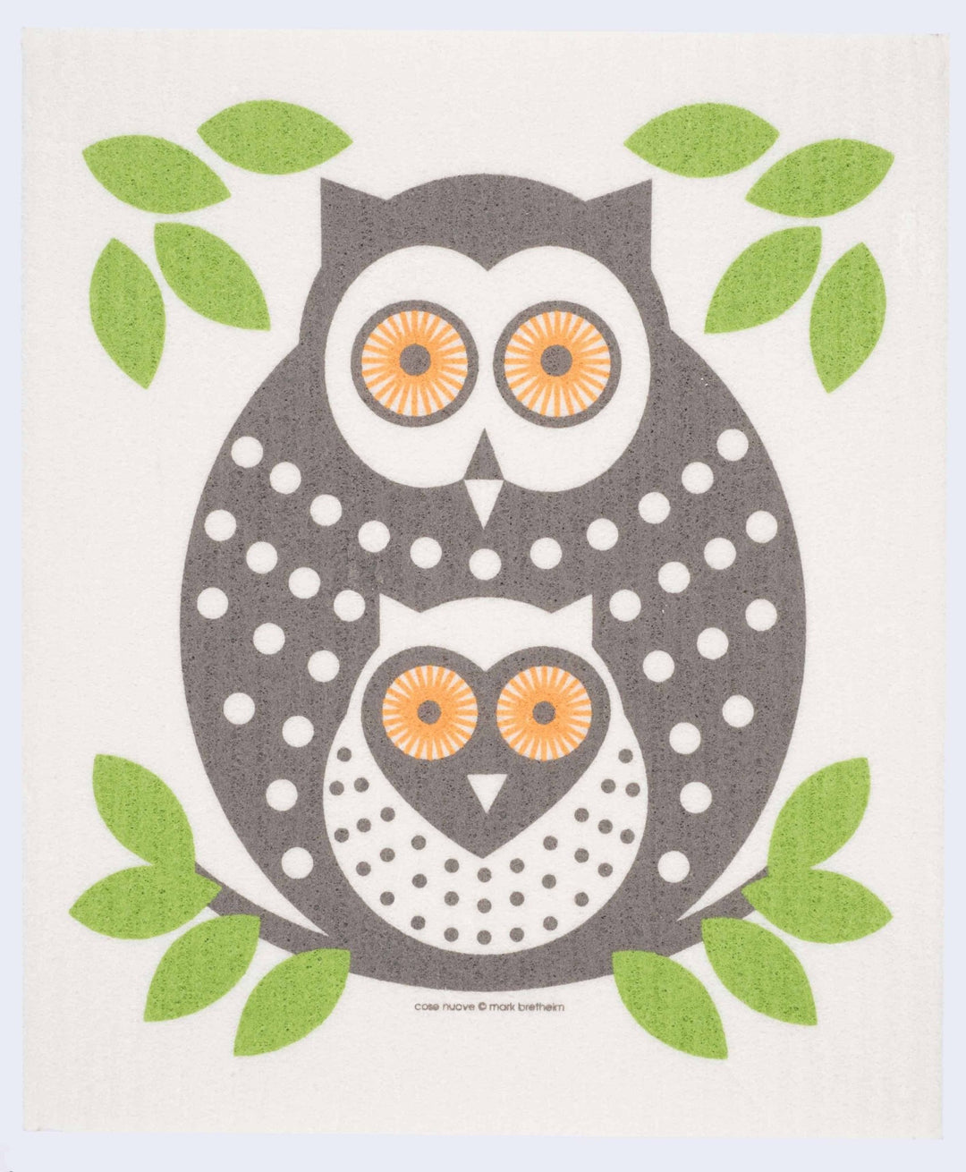 Owls Swedish Dishcloth - Merry PigletsCose Nuove