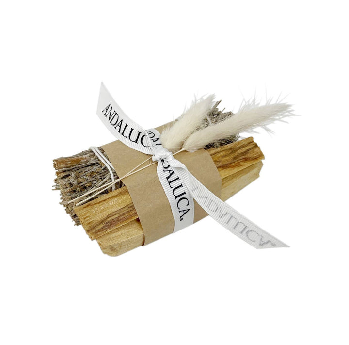 Palo Santo & Blue Sage Smudging Bundle - Merry PigletsAndaluca
