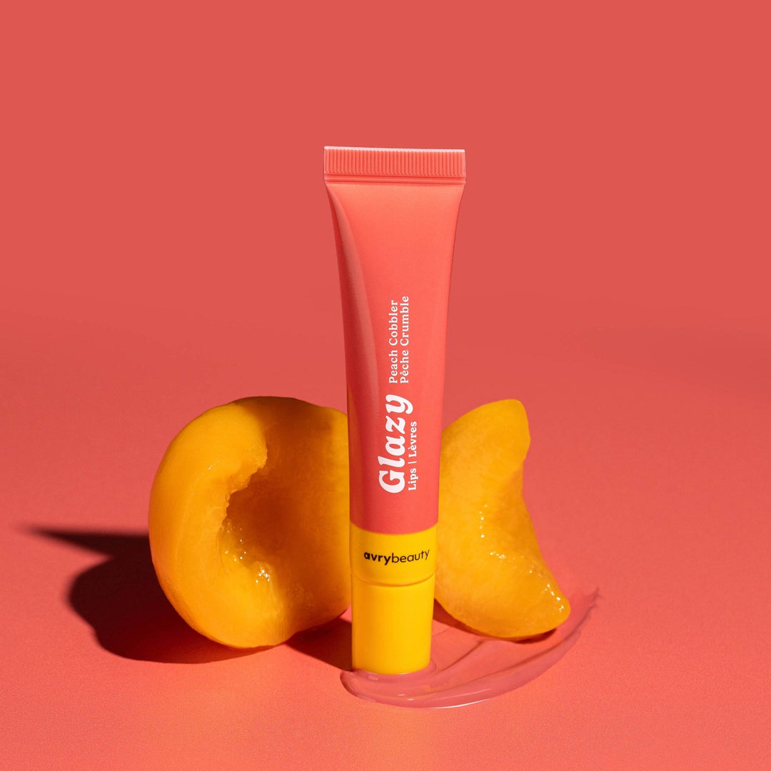 Peach Cobbler Glazy Lips - Merry PigletsAvryBeauty