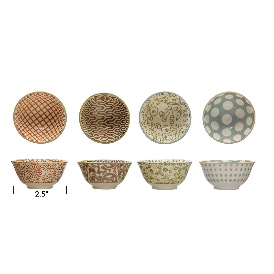 Hand Stamped Pinch Pot