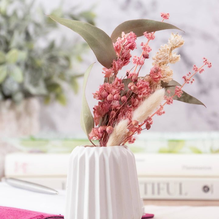 Pink & White Floral Mini Bouquet - Merry PigletsAndaluca