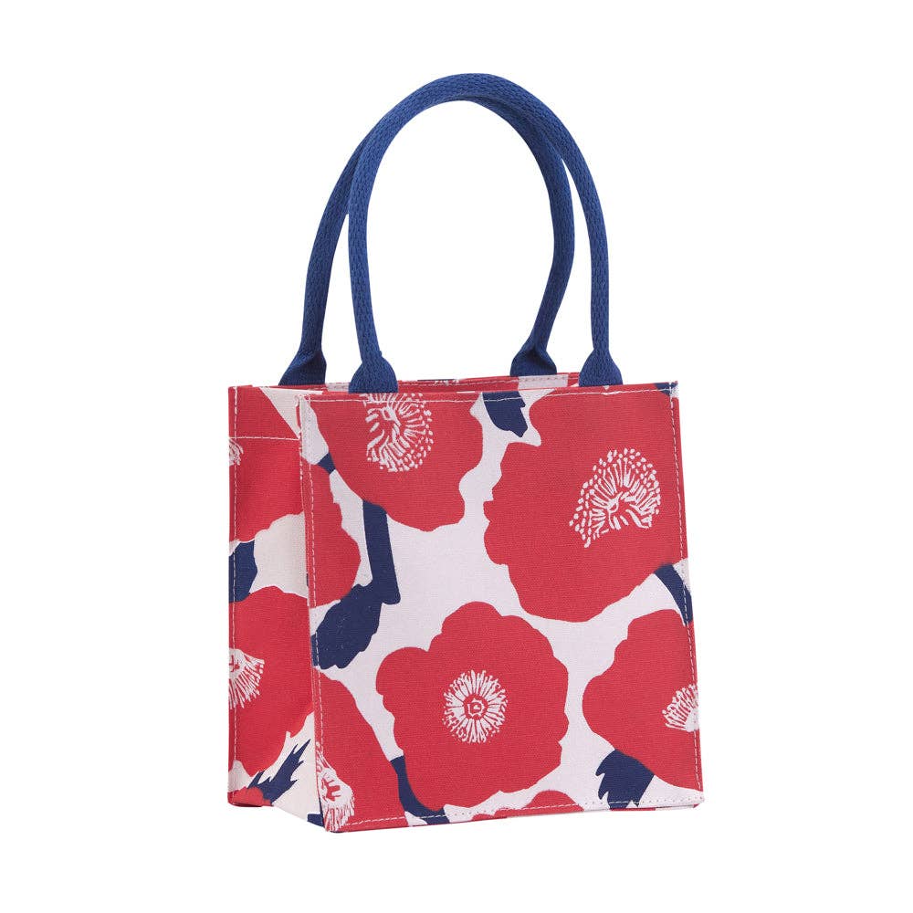 Poppies Reusable Gift Bag - Merry Pigletsrockflowerpaper