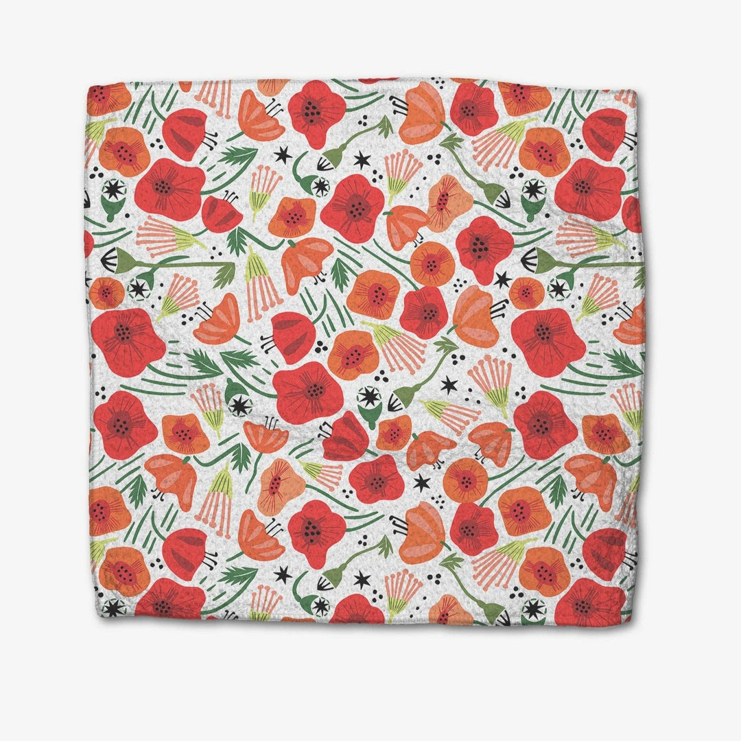 Poppy Power Dishcloth Set - Merry PigletsGeometry