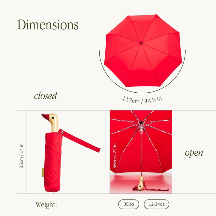 Red Duckhead Umbrella - Merry PigletsOriginal Duckhead USA