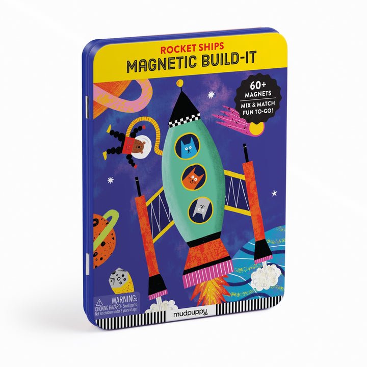 Rocket Ship Magnetic Build - It - Merry PigletsMudpuppy