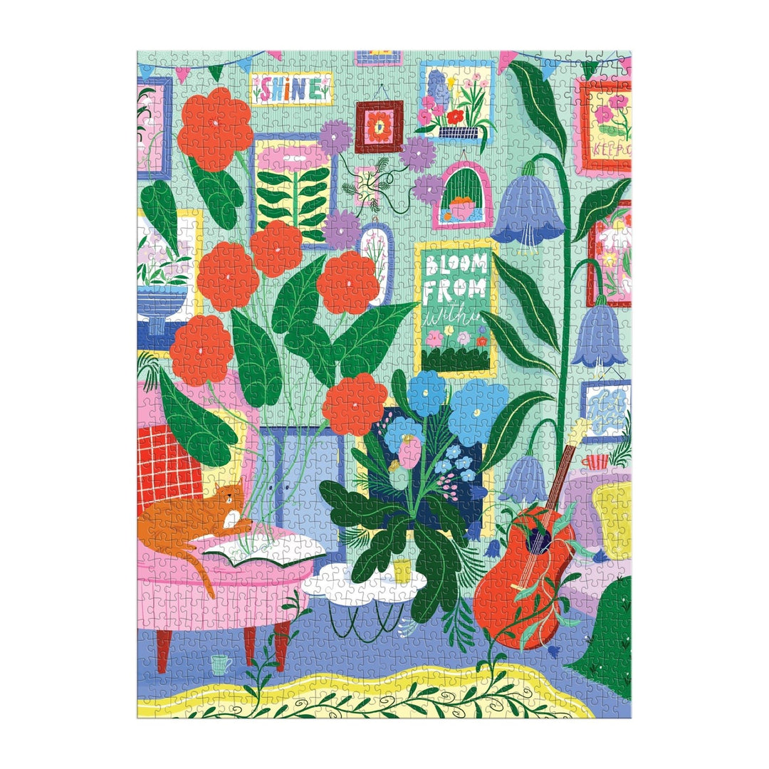 Room to Bloom 1000 Piece Puzzle - Merry PigletsGalison