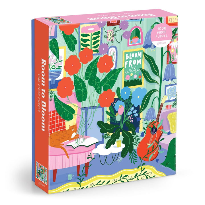 Room to Bloom 1000 Piece Puzzle - Merry PigletsGalison