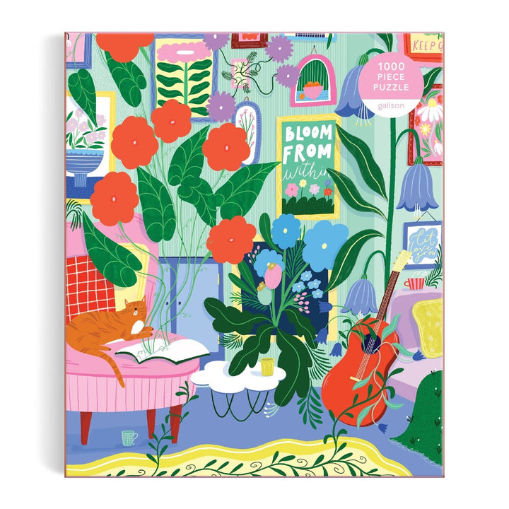 Room to Bloom 1000 Piece Puzzle - Merry PigletsGalison