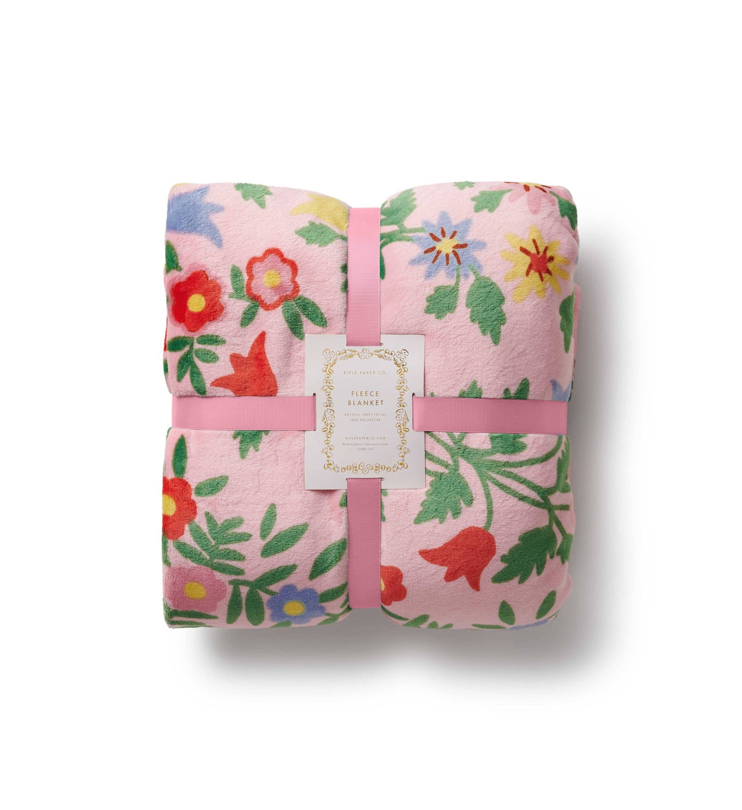 Rosette Fleece Blanket - Merry PigletsRifle Paper Co.