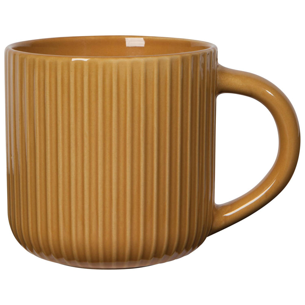 Saffron Fluted Mug - Merry PigletsDanica Heirloom