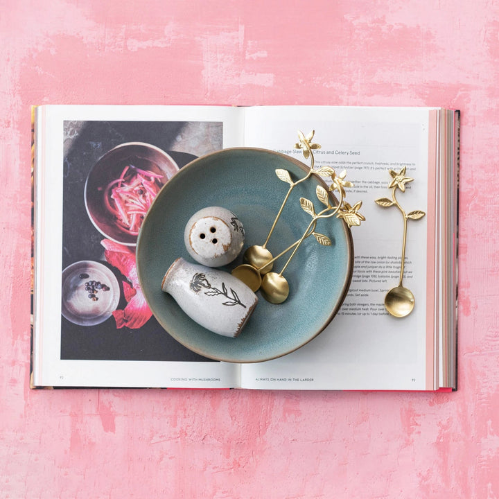 Salt + Pepper Shakers with Tray - Merry PigletsCreative Co - Op