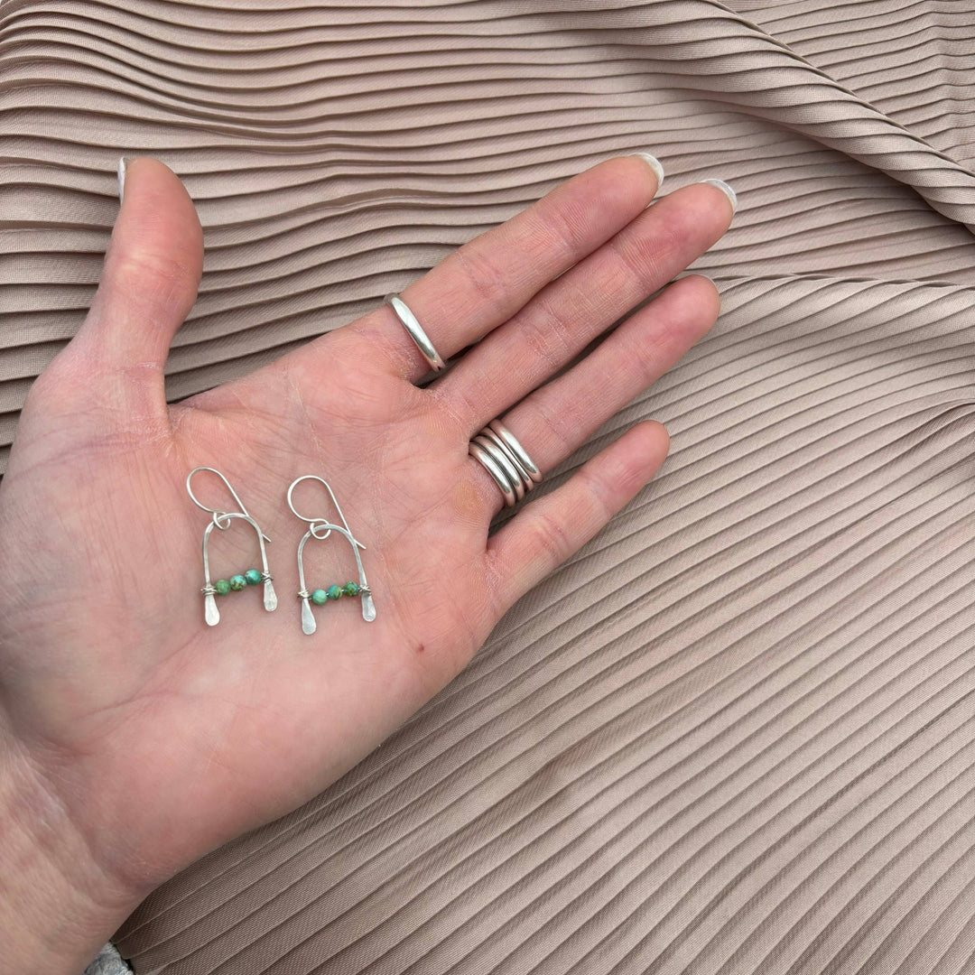 Silver Bitty Earrings - Merry PigletsFluff Hardware