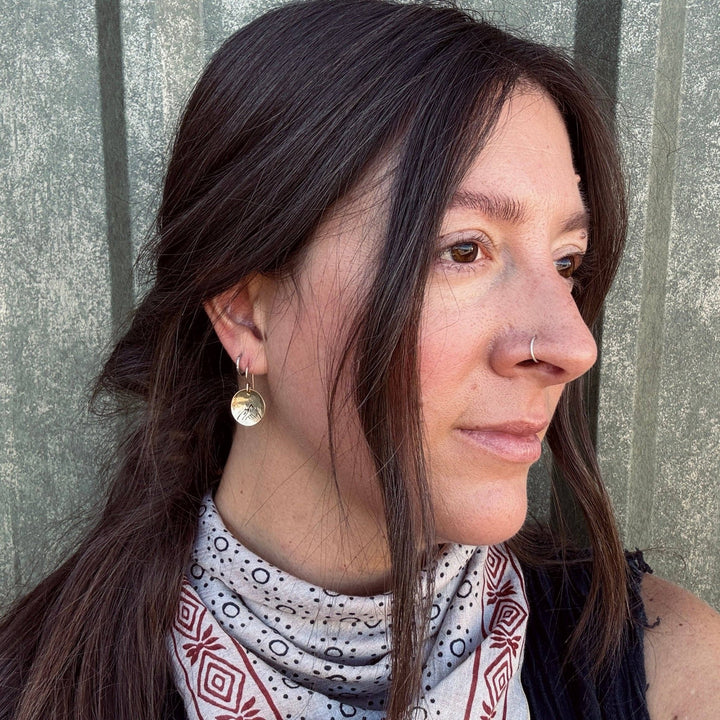 Silver Forest Cove Earrings - Merry PigletsFluff Hardware