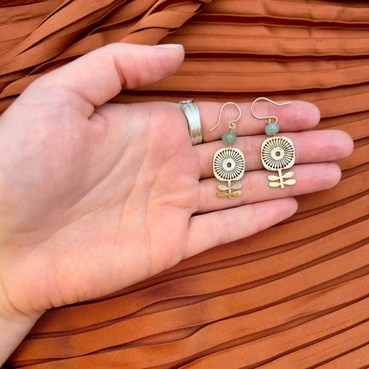Silver Verdure Earrings - Merry PigletsFluff Hardware