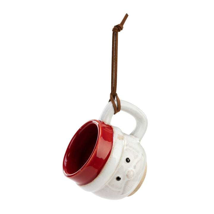 Snow Day Santa Coffee Pod Ornament - Merry PigletsDEMDACO