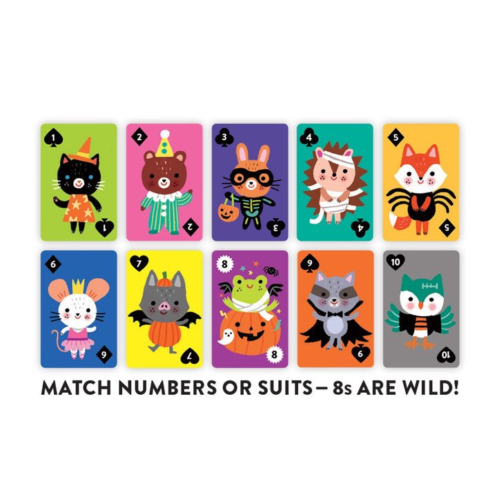 Spooky 8s! Card Game - Merry PigletsMudpuppy