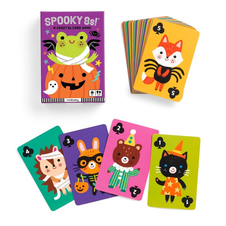 Spooky 8s! Card Game - Merry PigletsMudpuppy
