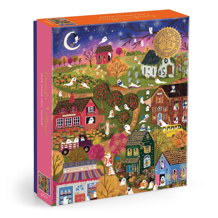 Spooky Village 1000 Piece Puzzle - Merry PigletsGalison
