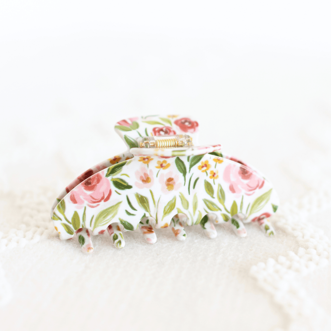 Spring Garden Claw Hair Clip - Merry PigletsElyse Breanne Design