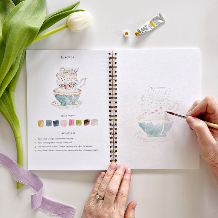 Spring Watercolor Workbook - Merry Pigletsemily lex studio