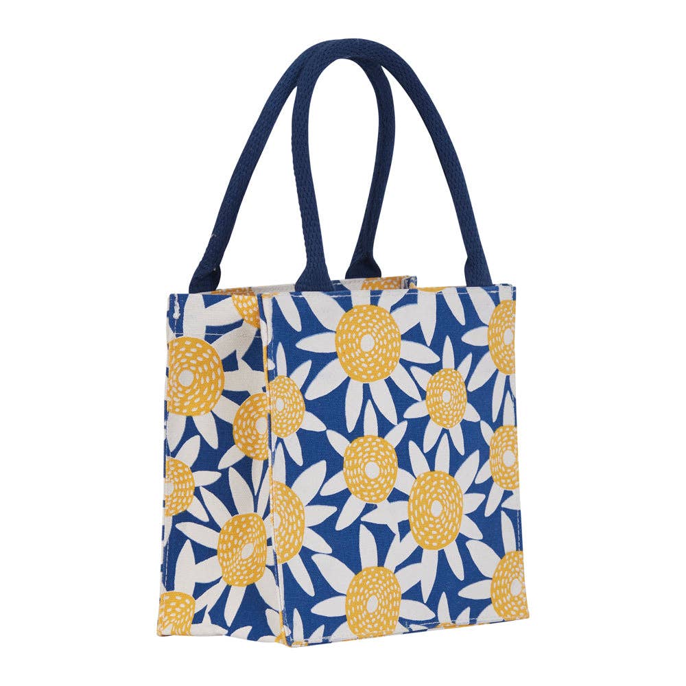 Straw Sunflower Reusable Gift Bag - Merry Pigletsrockflowerpaper