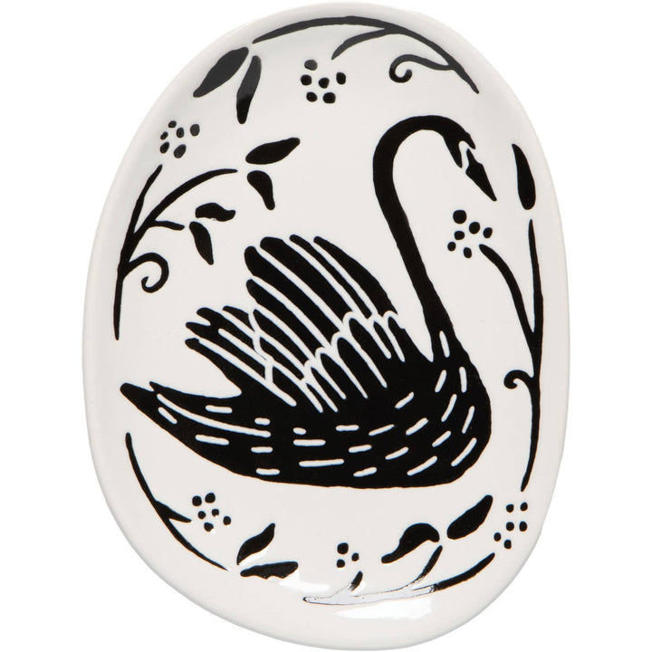 Swan Song Imprint Trinket Tray - Merry PigletsDanica Studio