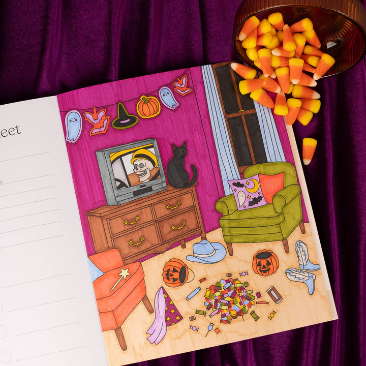 Sweet & Spooky Coloring Book - Merry PigletsElyse Breanne Design