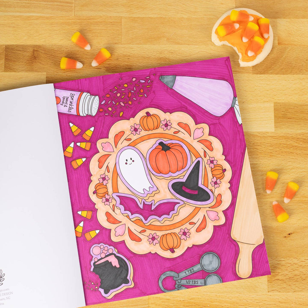 Sweet & Spooky Coloring Book - Merry PigletsElyse Breanne Design