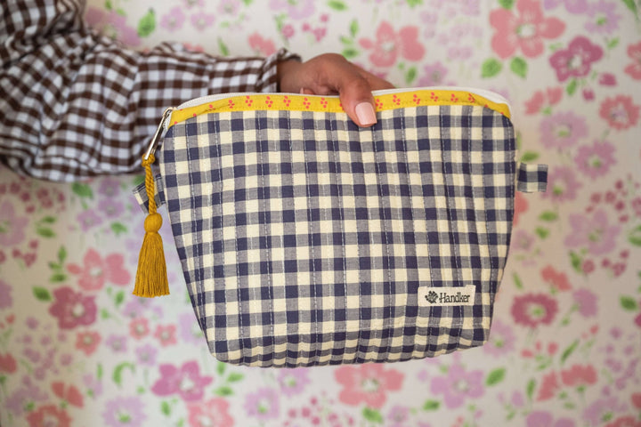 Teddy Quilted Zipper Pouch - Merry PigletsHandker Bandanas
