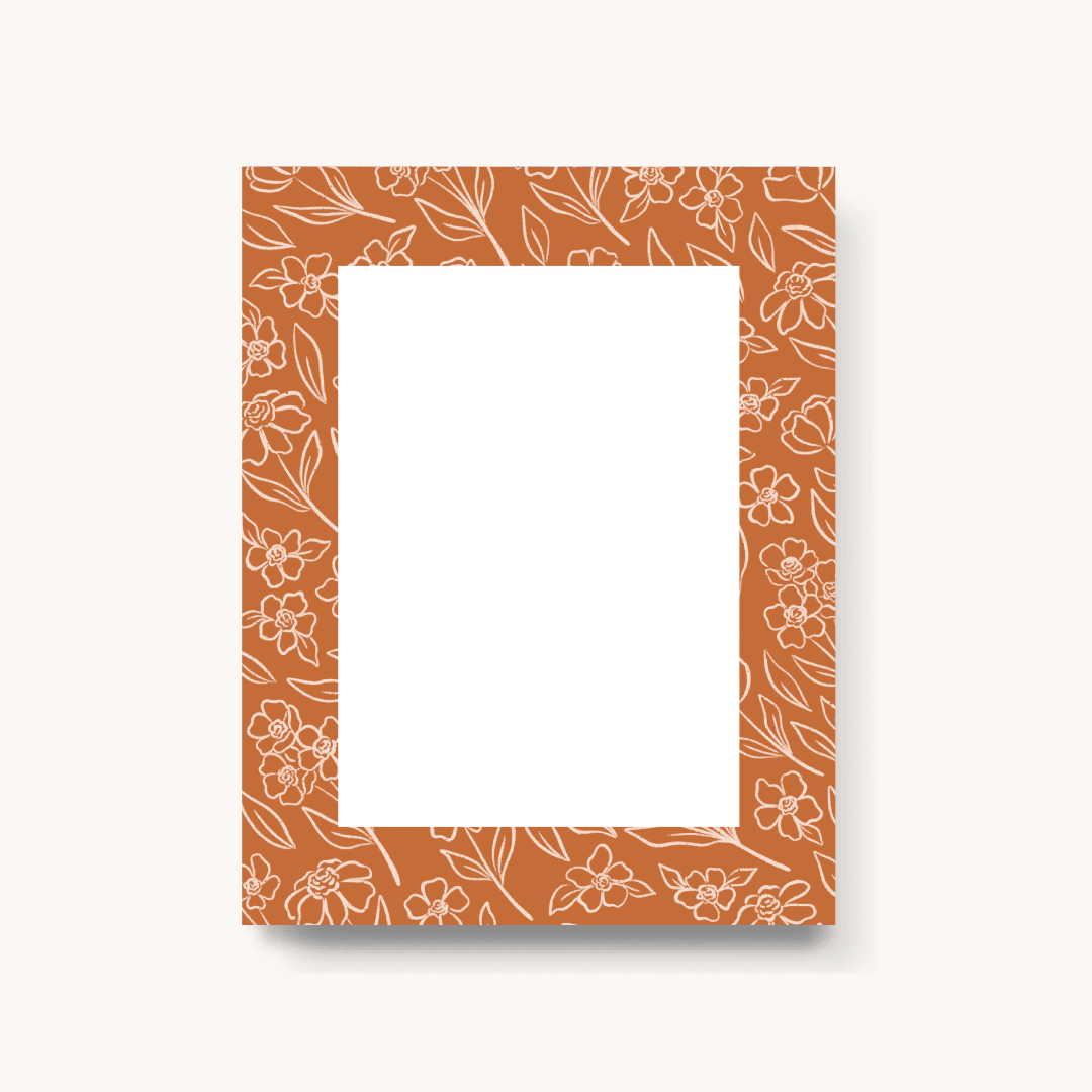 Terracotta Notepad - Merry PigletsElyse Breanne Design