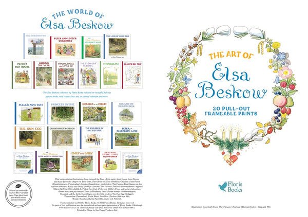 The Art of Elsa Beskow (20 Pull - Out Frameable Prints) - Merry PigletsSkandisk