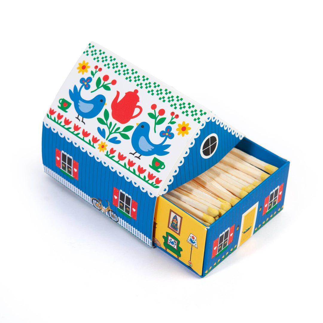 Tiny Living Blue Matchbox Cottage - Merry PigletsKalastyle Soap Co.