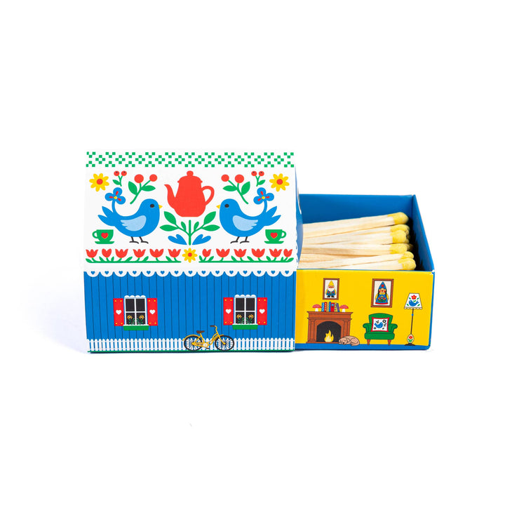 Tiny Living Blue Matchbox Cottage - Merry PigletsKalastyle Soap Co.