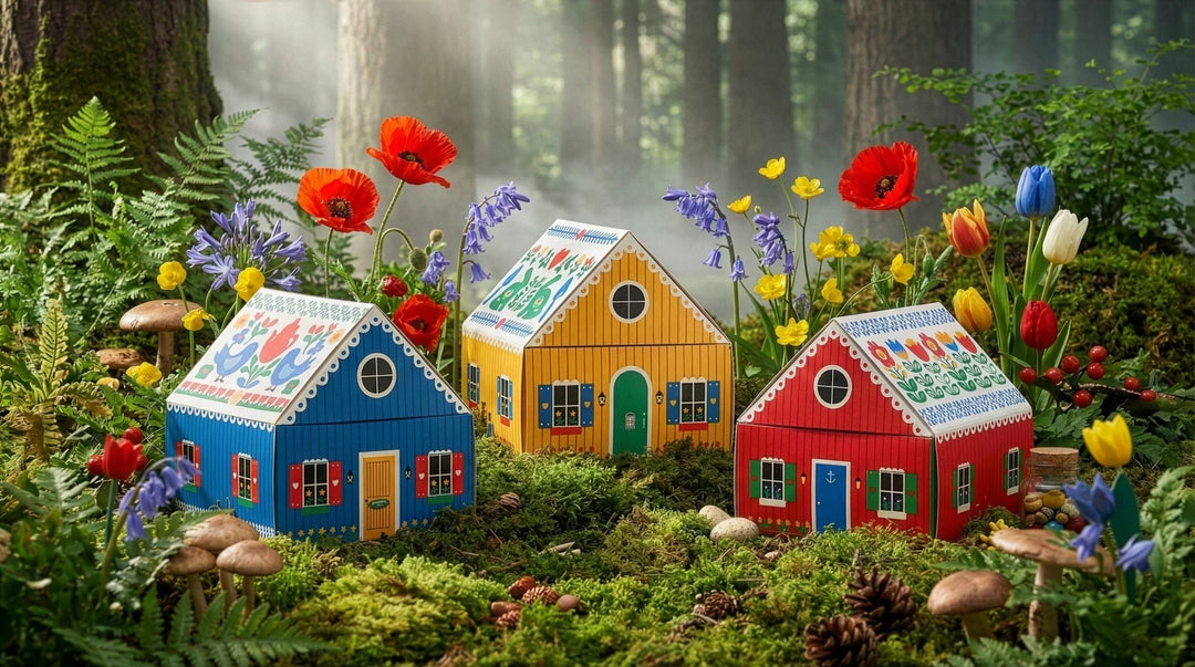 Tiny Living Blue Matchbox Cottage - Merry PigletsKalastyle Soap Co.