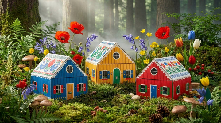 Tiny Living Blue Matchbox Cottage - Merry PigletsKalastyle Soap Co.