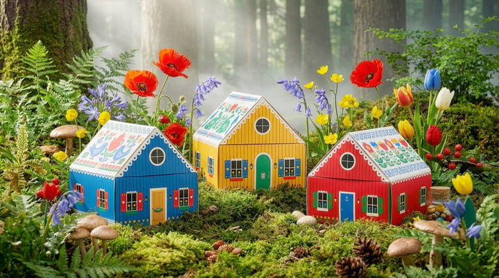 Tiny Living Red Matchbox Cottage - Merry PigletsKalastyle Soap Co.