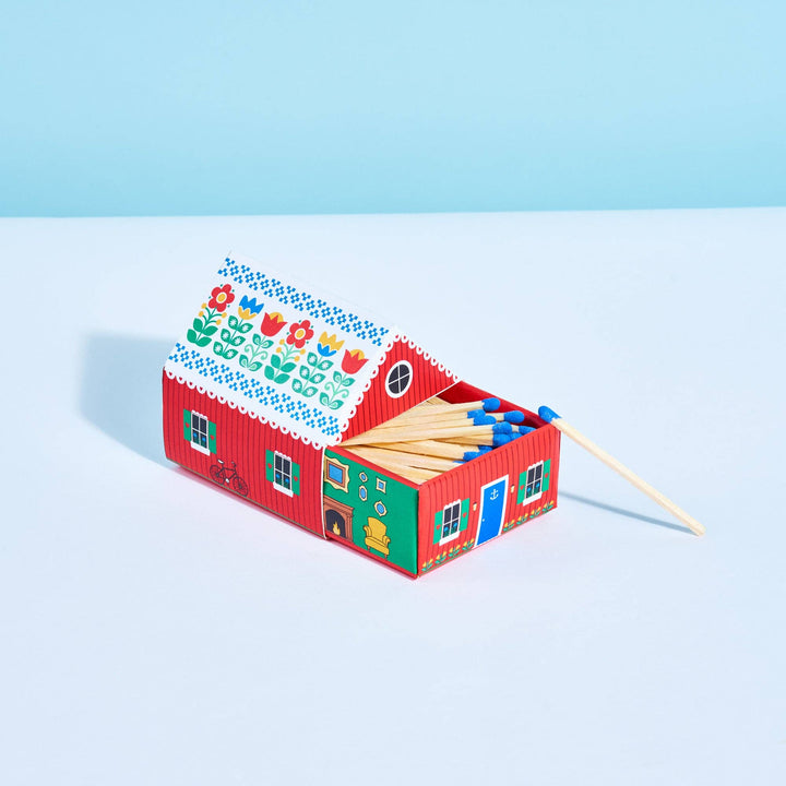 Tiny Living Red Matchbox Cottage - Merry PigletsKalastyle Soap Co.