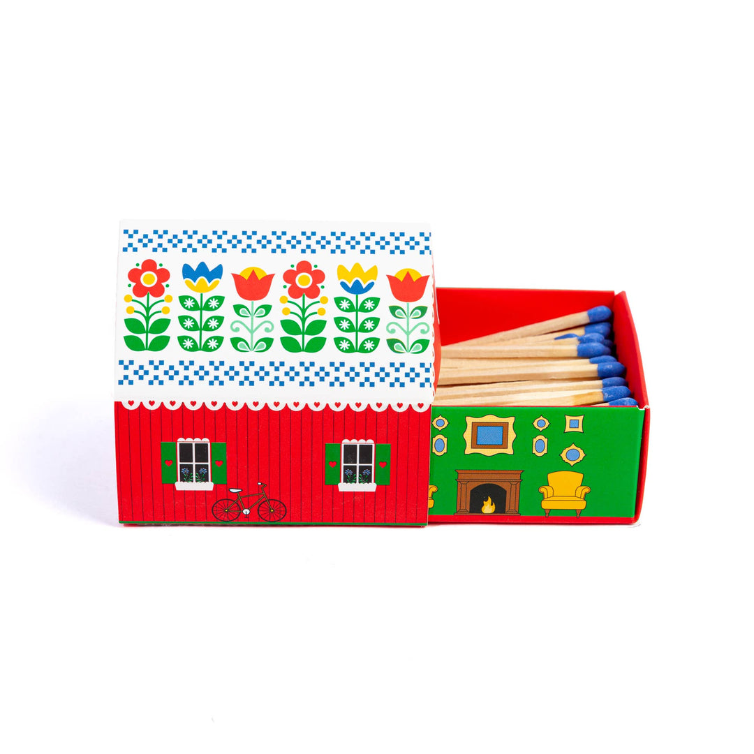 Tiny Living Red Matchbox Cottage - Merry PigletsKalastyle Soap Co.