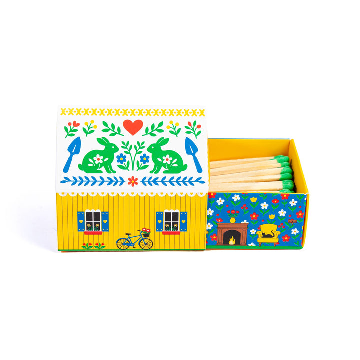 Tiny Living Yellow Matchbox Cottage - Merry PigletsKalastyle Soap Co.