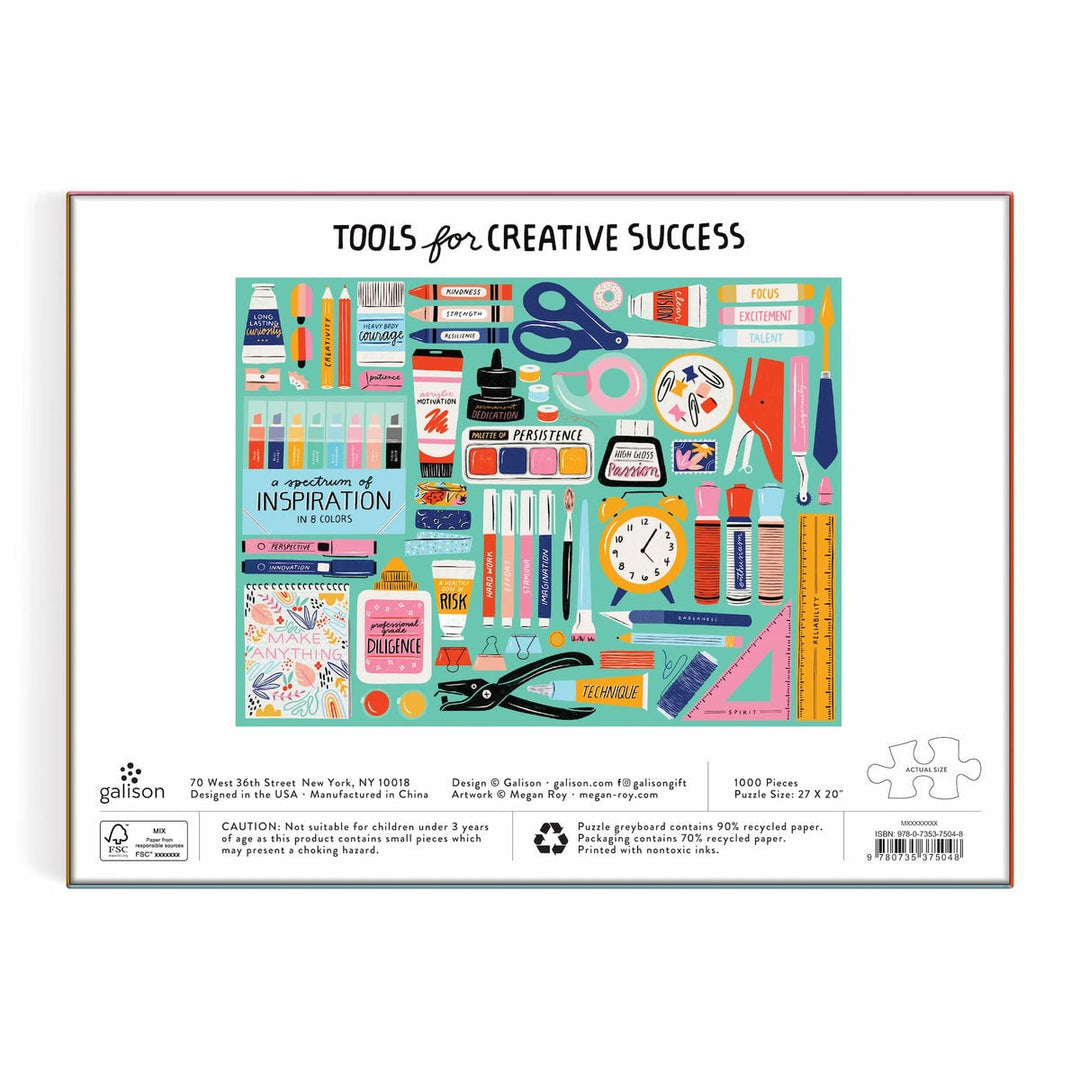 Tools for Creative Success 1000 Piece Puzzle - Merry PigletsChronicle Books